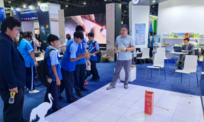 中国环科院承办泰国科技展“再现碧水蓝天”展区，展示生态环保成果