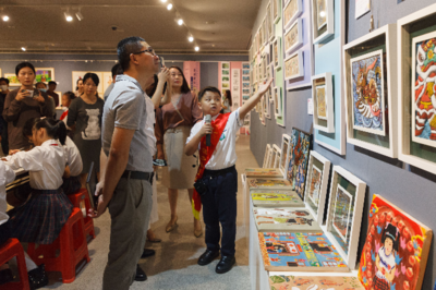 “美遇莞城”师生美术作品展盛大开幕，莞城美育成果璀璨亮相